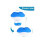 Inch Floating Pool Dispenser, Foldable Floating Chlorine Dispenser, Floating Diffuser for Swimming Pools 2