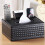 Tissue Box - ZULBCEO - Rectangular - PU Leather - 23.5 x 15 x 9.5 cm - Black/White 2