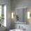 IKEA NISSEDAL White Mirror 65x65cm 2