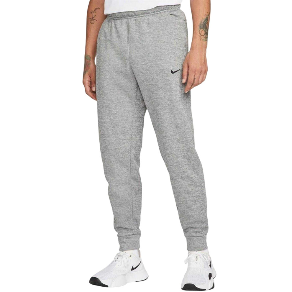 Nike (S R, Grey) Mens Dri-Fit Fleece Training Jogging Bottoms