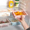 4-Piece Refrigerator Drawer Organizer Set, Easy to Store - Retractable with Refrigerator Storage Box 1