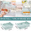 4-Piece Refrigerator Drawer Organizer Set, Easy to Store - Retractable with Refrigerator Storage Box 2