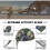 4 Men's Cycling Bandanas with a Medium Length Tail and Two Adjustable Straps, Breathable Lining 1