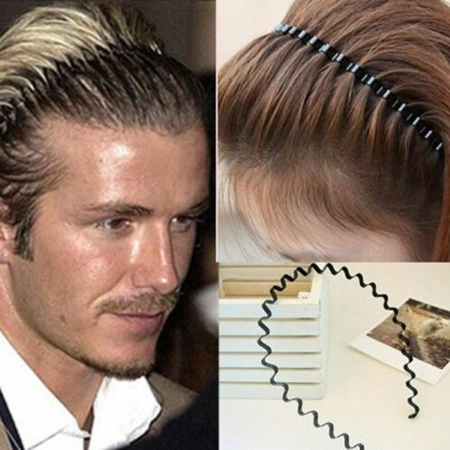 Black Metal "Welle" Stirnband
