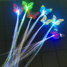 Butterfly Clips, Exquisite Colorful Butterfly Hair Clips, LED Hair Accessories