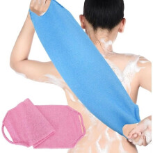 2pcs Back Scrubber, Back Wash Strap, Scrub Strap for Bath, Exfoliating Back Scraper Sponge, Removes Dead Skin from Body.