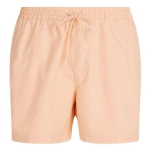 (M, Cream) Calvin Klein Mens Tape Swim Shorts