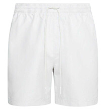 (S, Nimbus Cloud) Calvin Klein Mens Tape Swim Shorts