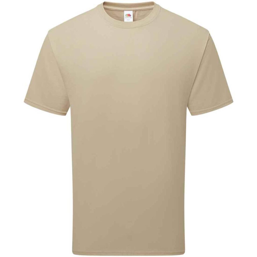 Fruit Of The Loom (L, Desert Sand) Unisex Adult Cotton T-Shirt