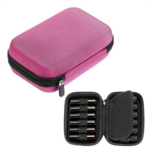 Waterproof, drop-proof, 12-compartment EVA essential oil bag (10ml/5ml bottle storage box)