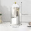 360 Rotating Makeup Brush Organizer with Lid for Cosmetics and Accessories PZCC 2