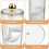 360 Rotating Makeup Brush Organizer with Lid for Cosmetics and Accessories PZCC 4