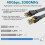 Cat-8-Ethernetkabel – OTBACT – 10 m – 40 Gbit/s – 2000 MHz – kompatibel mit PS5, Xbox und PC 2