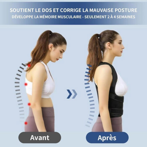 Posture Corrector Back Support for Women, Back Support Belt for Men, Back Posture Corrector - M 2
