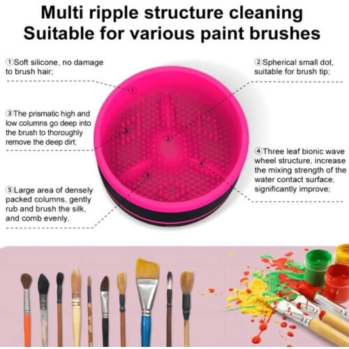 Brush Cleaner - Mini USB Cleaner - Automatic - Powerful - Black 1