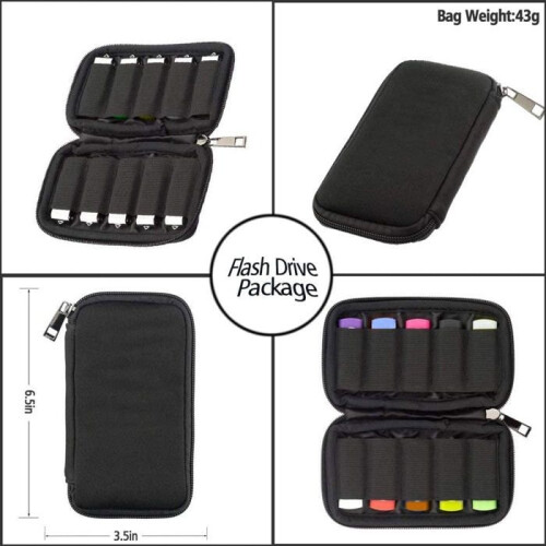 USB flash drive case, USB flash drive storage case, electronic accessory storage bag, USB flash drive organizer, etc. 1
