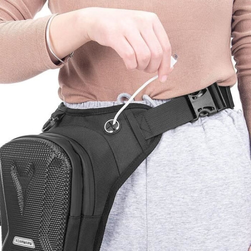 Motorcycle Leg Bag - EVA - Black - Four Seasons 1