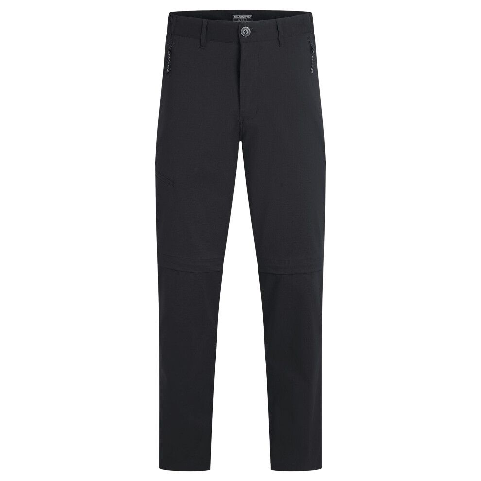 Craghoppers (30R, Black) Mens Kiwi Pro Iii Convertible Trousers