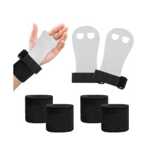 Gymnastiekgrepen - Beschermende handschoenen - 1 paar - 2 paar polsbeschermers - Maat S