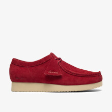 (Standard, 9.5 (Adults')) Wallabee Lite Red Suede
