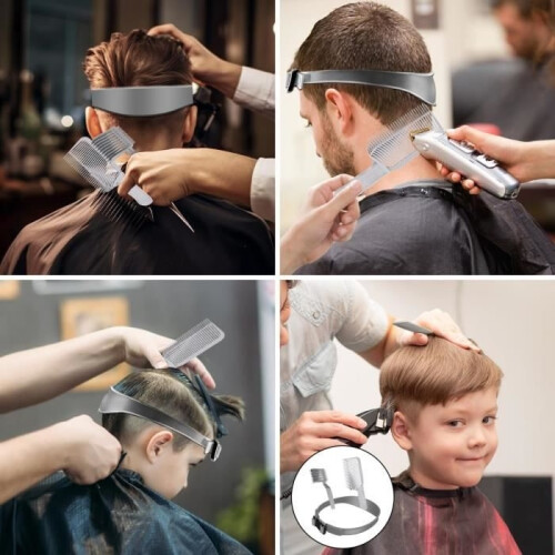 Barber Comb - 3 Pieces - Cutting Comb - Cutting Template - Silicone 2
