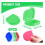 4PCS Denture Box, Storage Box, Prosthesis Case with Ventilation Holes, Candy Color for Dentures, yd 2