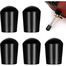 Set mit 5 rutschfesten Cellokappen aus Gummi – Schwarze Gummispitze – Instrumentenschutz