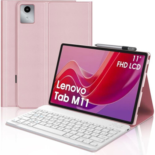 Keyboard Case - Lenovo - Tab M11 2024 - AZERTY - Bluetooth - Removable Magnetic