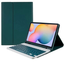 For Samsung Galaxy Tab S6 Lite (2024) / S6 Lite (2022) / S6 Lite (2020) Detachable Bluetooth Keyboard PU Leather Keyboard Case