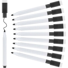 20 whiteboardmarkers - uitwisbaar - niet-giftig - 20 pennen - sneldrogend - magnetisch - gemengde zwarte markers