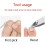 Precision Nail Clipper for Thick and Ingrown Nails with a Robust Design and Double Handle, C[755] 3