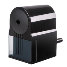 Automatic pen-fed pencil sharpener, 5 speeds, adjustable point thickness, for office and school
