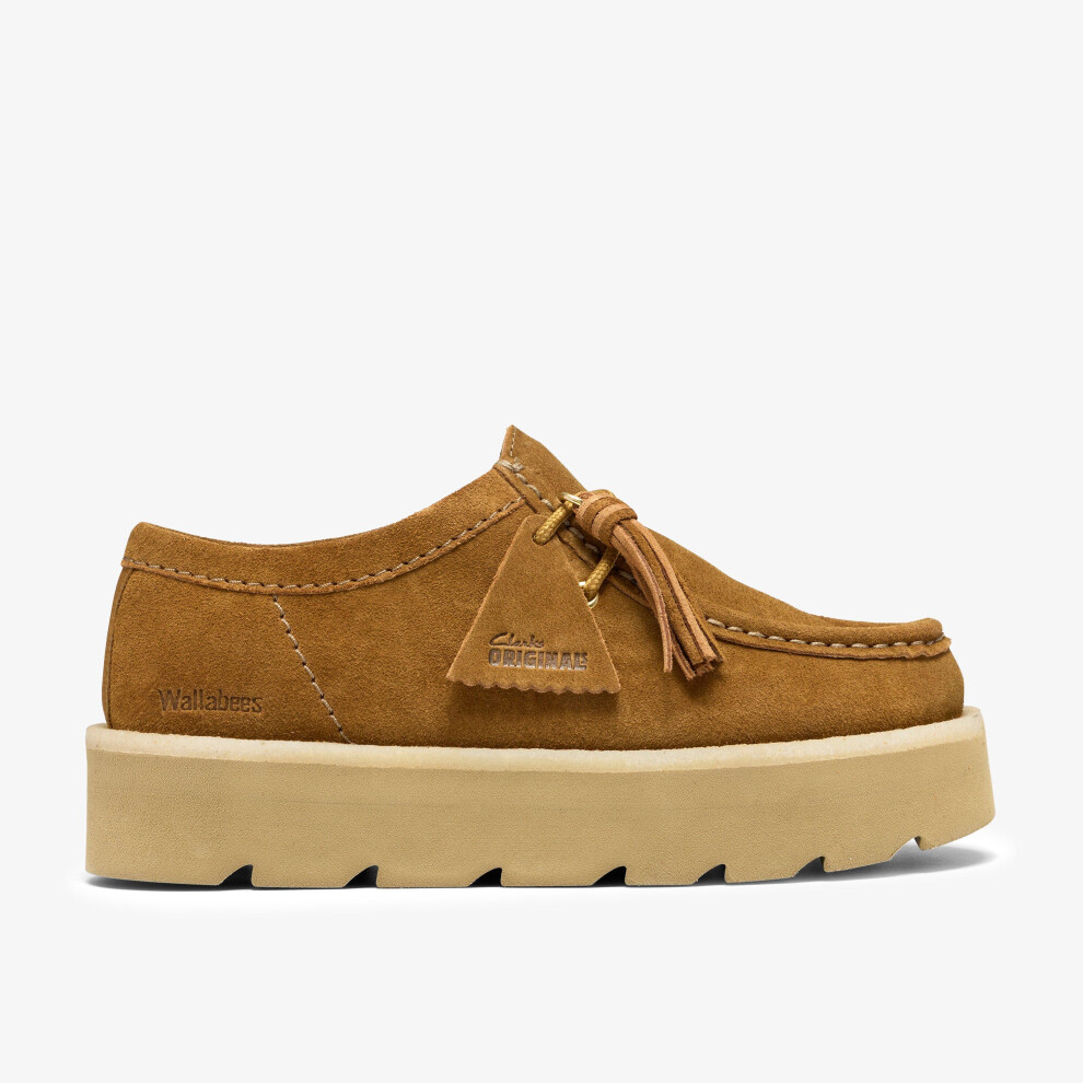 Clarks Originals Women's Meare Walla Moc Toe Formal Shoes - Brown Suede - 5.5 (38.5) - Image 2