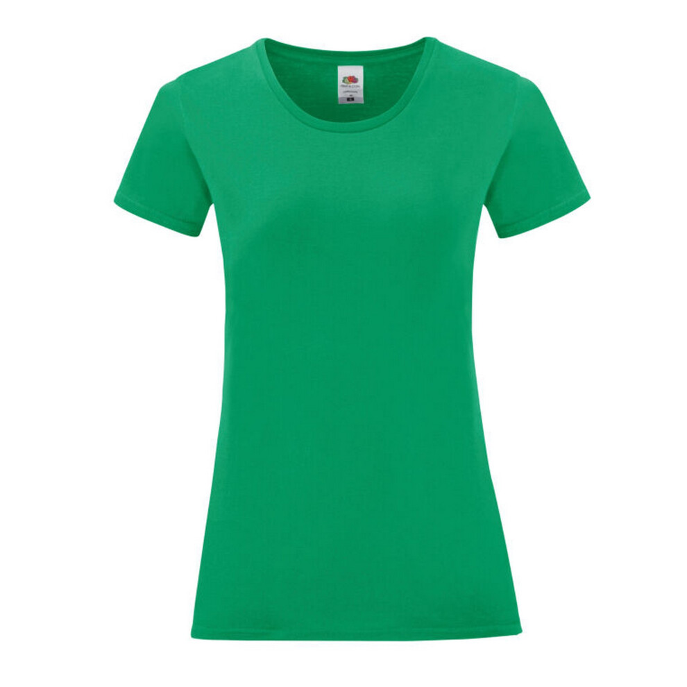 Fruit Of The Loom (L, Kelly Green) Womens/Ladies Iconic 150 T-Shirt