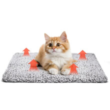 Nobleza Self-Heating Cushion for Cats & Dogs, Comfortable and Eco-Friendly Thermal Blanket Mat 40x50cm