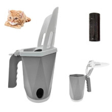 Cat litter scoop - Brand - Model - Color: gray - Material: PP - Dimensions: 26*11 CM