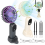2-Pack Portable Mini Fan 6 Speed Handheld Desk Fan with LED Digital Display Gift 1