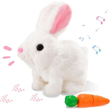 Interactive Rabbit, 18cm Interactive Plush Rabbit, Electric Rabbit Toy, Educational Interactive Rabbit Toy, Rabbit Toy
