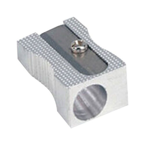 10PCS Creative Single Hole Aluminum Alloy Pencil Sharpener 1