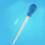 Mini pompe manuelle pour aquarium (bleue) 5