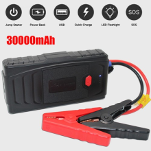 Car Jump Starter Jumper Pack Start Battery Charger Power Bank Booster 30000mAh