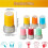 Lehrerstempel – 6er-Pack – Selbstfärbend – Verschiedene Farben – 33 x 13 mm 2
