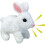 Walking Rabbit Toy, Interactive Electronic Plush Rabbit Pet Toy, Plush Rabbit - White. 1