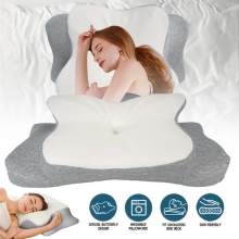 Memory Foam Neck Orthopedic Pillow Ergonomic Cervical Pillow Neck Pain Relief UK