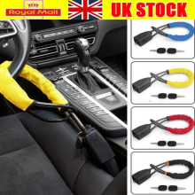 Car Steering Wheel Lock to Seat Belt Anti-Theft Handbag Lock Device Adjustable