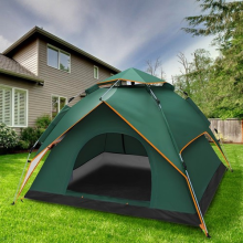 3-4 Man Automatic Instant Double Layer Camping Tent Outdoor UK