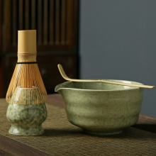 Bamboo Matcha Whisk Set Chasen Chashaku Matcha Whisk for Japanese Tea Ceremony