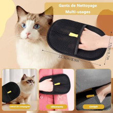 Stück Tierhaarentfernungshandschuhe, Katzenhaarhandschuhe, antistatische Tierhaarentfernungshandschuhe, wiederverwendbare Handschuhe