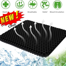 Premium All Gel Orthopedic Seat Cushion Pad for Car And Office Chair NEW SELL