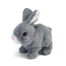 100% Brand New Electric Plush Rabbit, Interactive, Bouncing Toy, Gift for Children, BGrey